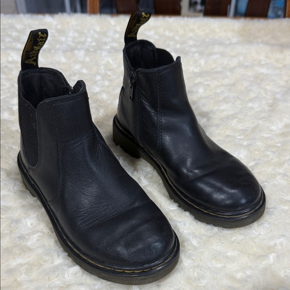 Dr. Martens Black Leather Boots - Picture 2 of 12